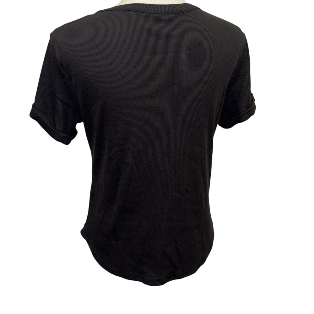 Unbranded Black Tee, sz M - Picture 4 of 7
